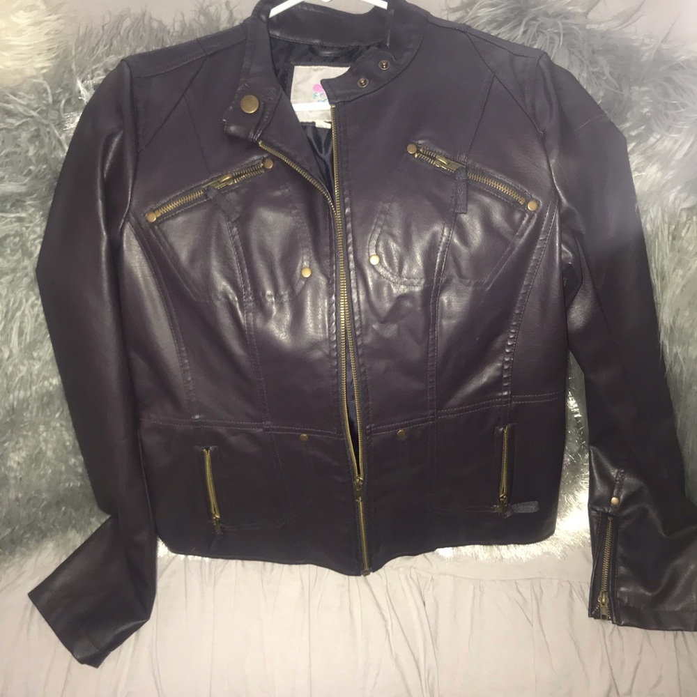 Dark purple jacket